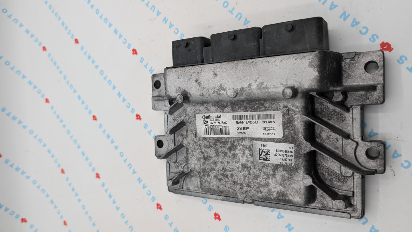 Used 2011 Ford Fiesta Continental  BA61-12A650-EF ECU 5WY8768-BAC