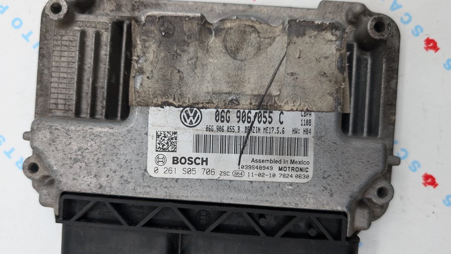 Used 2011 Volkswagen Jetta Bosch ME17.5.6 / 06G906055C ECU 0261S05706