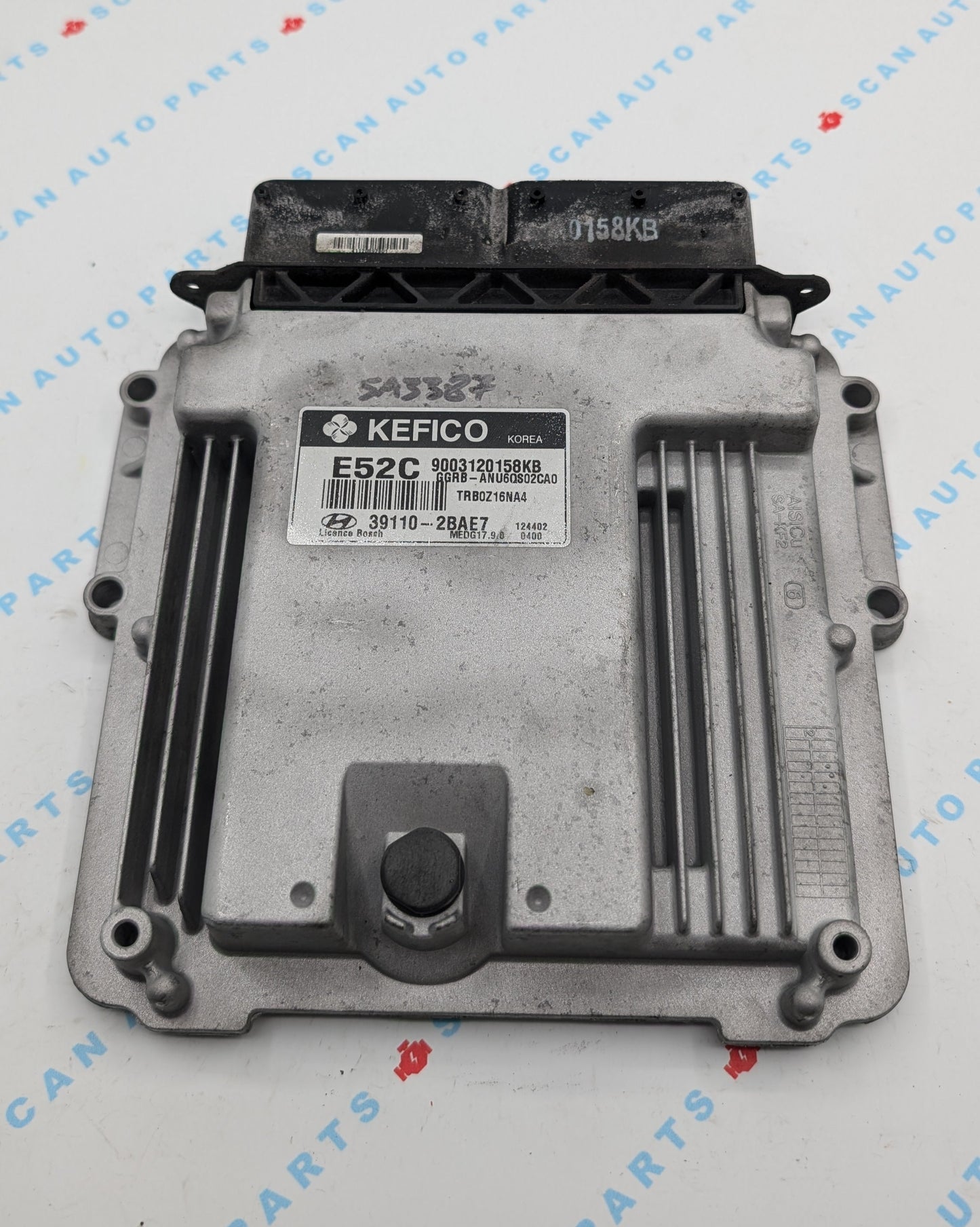 Used 2012 Hyundai Accent KEFICO MEDG17.9.0 / 39110-2BAE7 ECU GGRB-ANU6QS02CA0 / TRB0Z16NA4