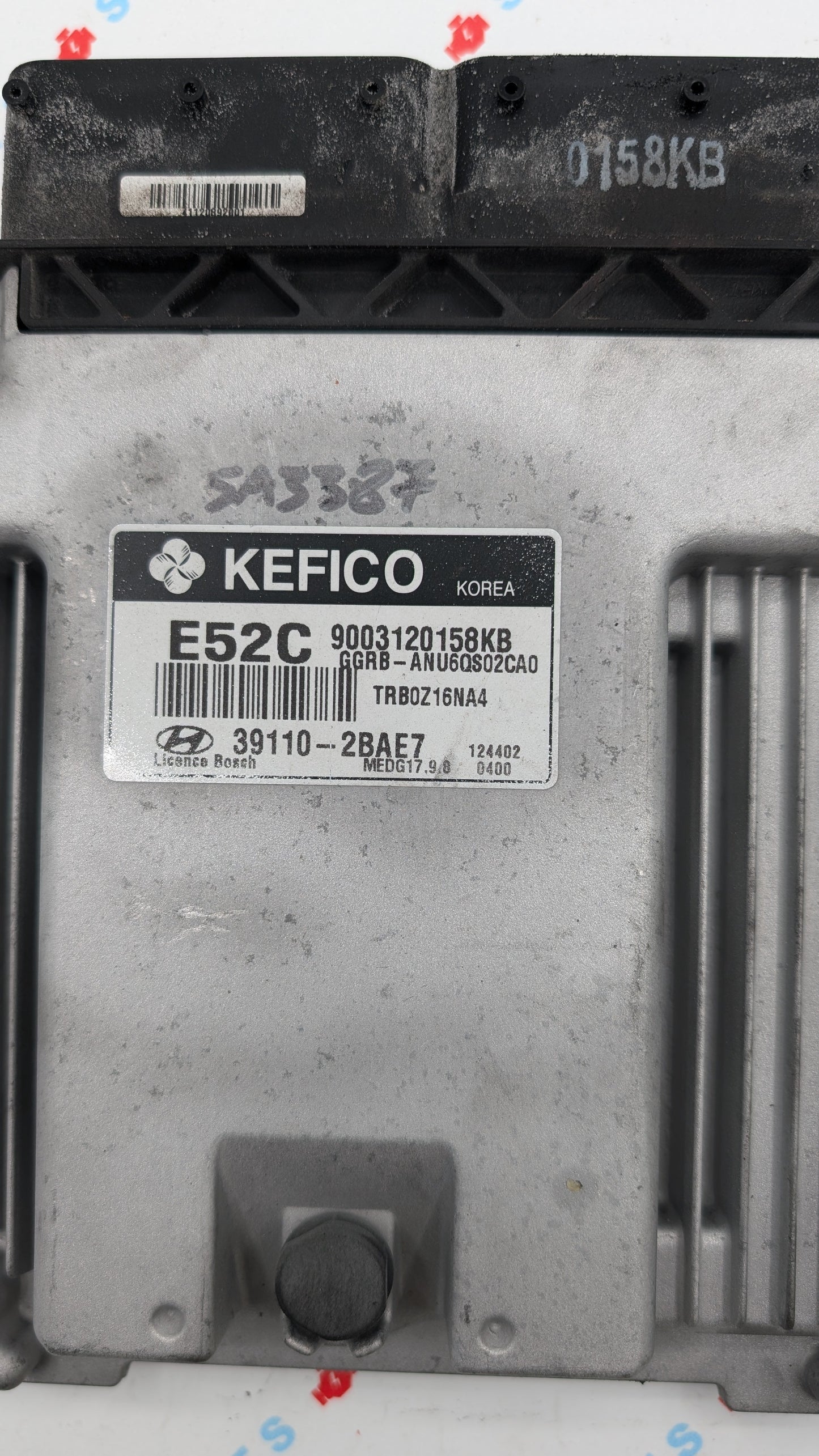 Used 2012 Hyundai Accent KEFICO MEDG17.9.0 / 39110-2BAE7 ECU GGRB-ANU6QS02CA0 / TRB0Z16NA4