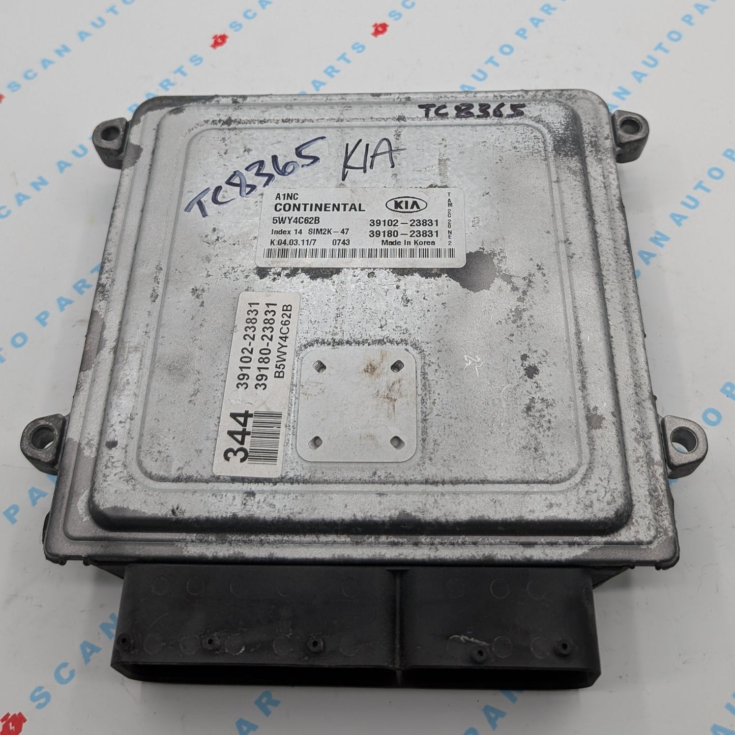 Used 2011 KIA SOUL Continental  SIM2K-47 / 3910223831 ECU 5WY4C62B