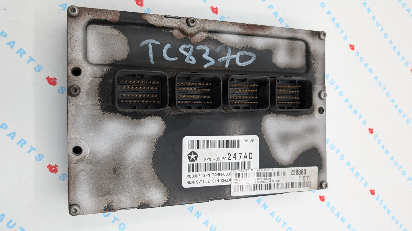 Used 2010 Dodge Caravan Continental  P05150247AD ECU P68045613AE