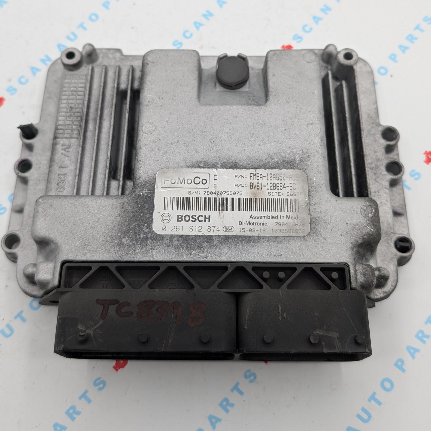 Used 2015 Ford Focus Bosch FM5A-12A650-ADB ECU 0261S12874