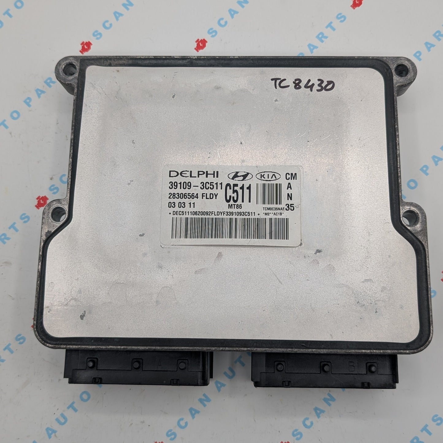 Used 2011 Hyundai Santa Fe Delphi 39109-3C511 ECU 28306564