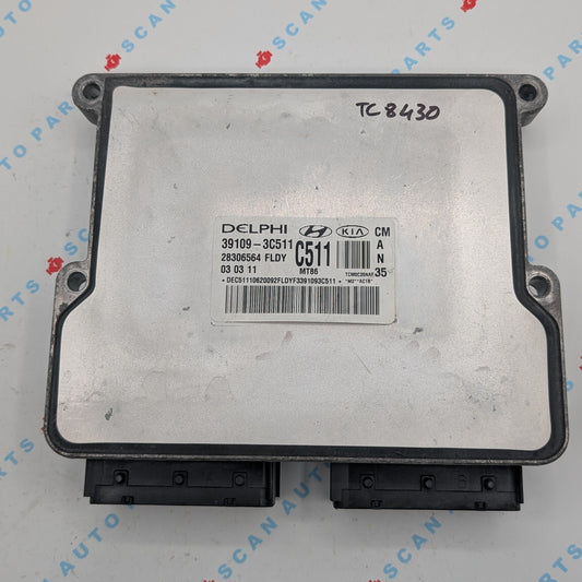 Used 2011 Hyundai Santa Fe Delphi 39109-3C511 ECU 28306564
