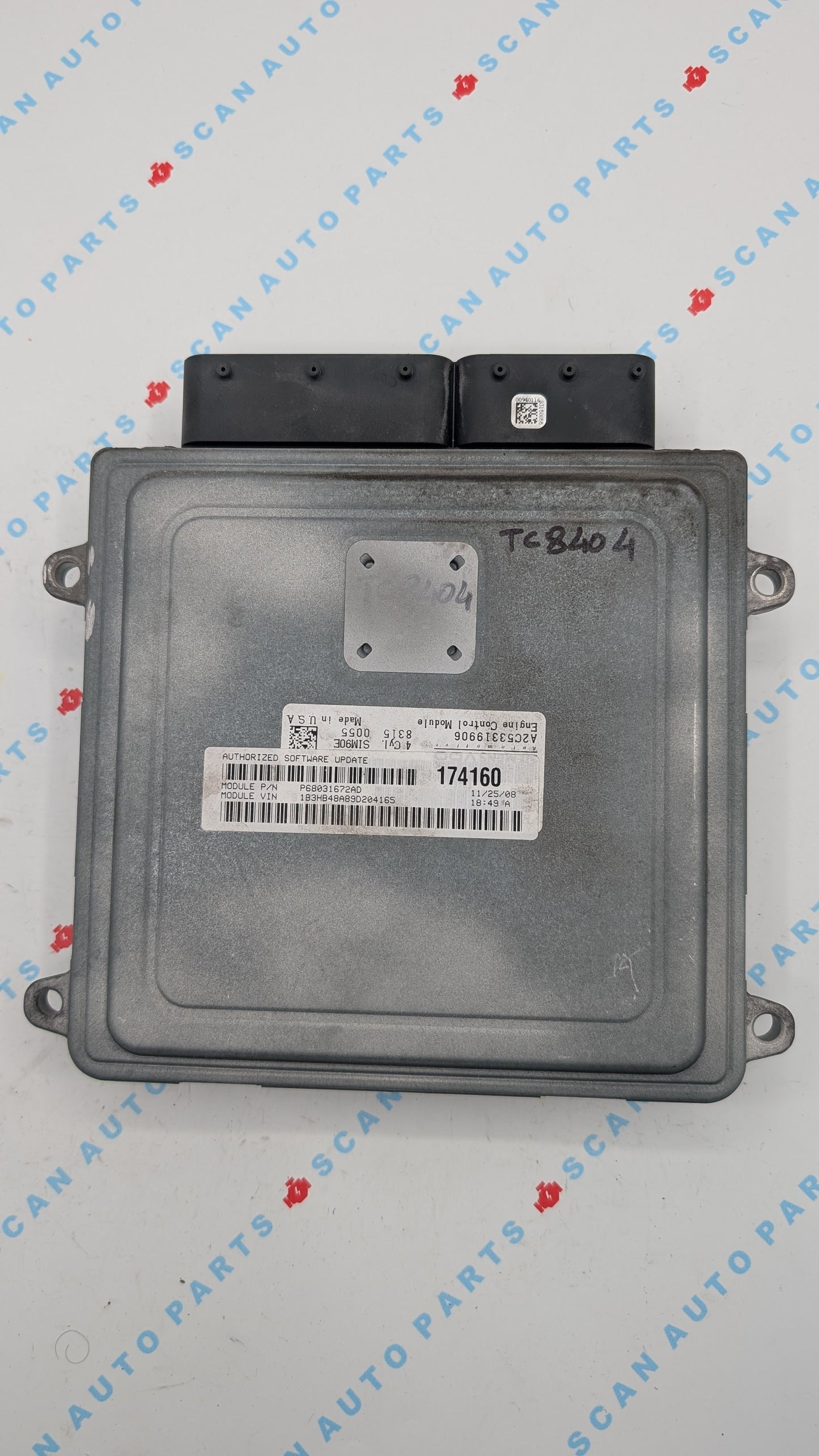 Used 2009 Dodge Caliber SIEMENS P68031672AD ECU A2C53319906
