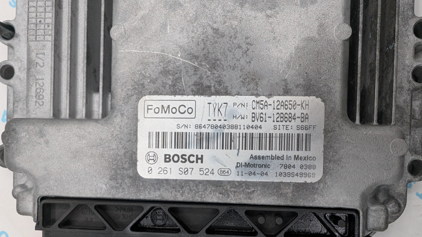 Used 2012 Ford Focus Bosch CM5A-12A650-KH ECU 0261S07524