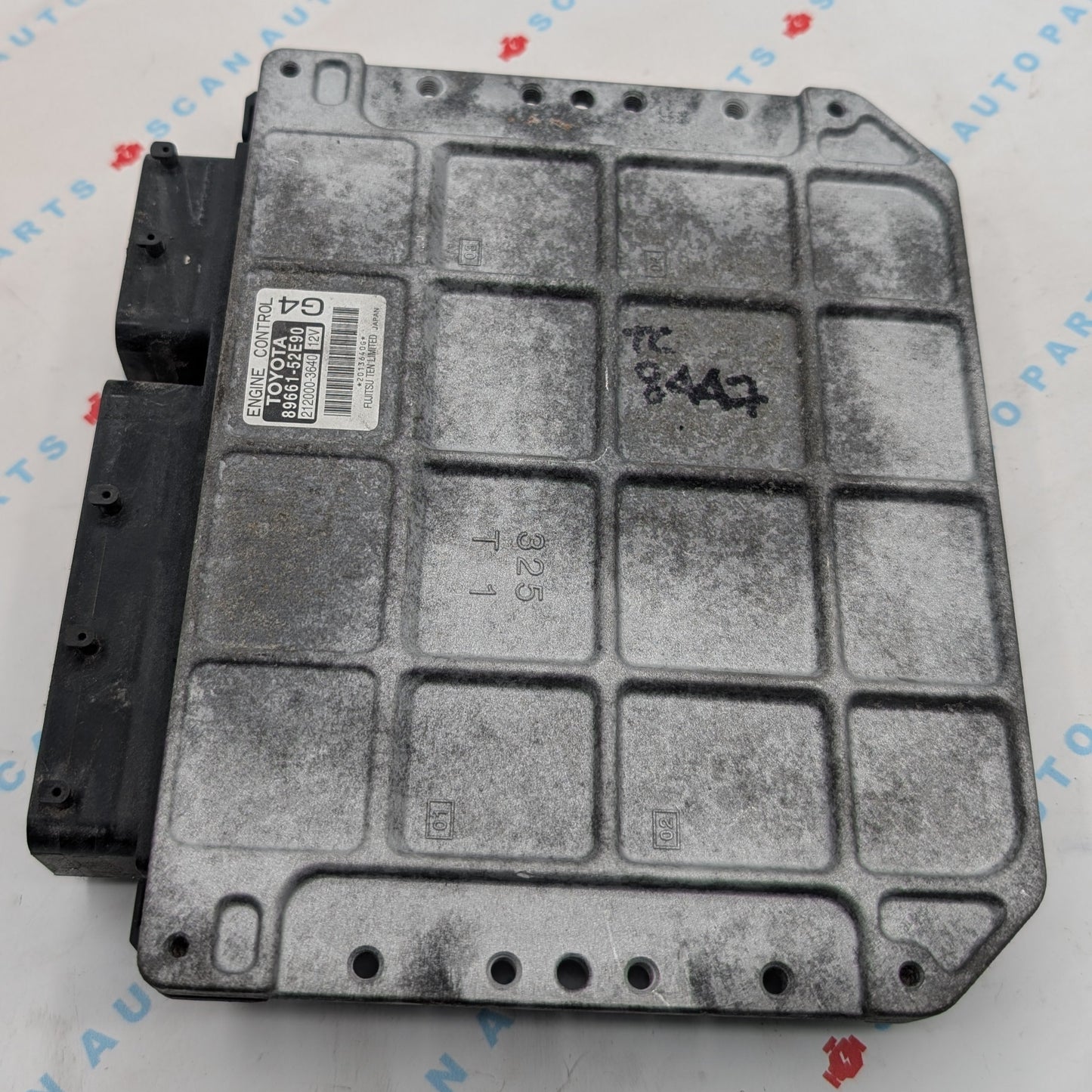 Used 2007 Toyota Yaris Fujitsu 89661-52E90 ECU 212000-3640