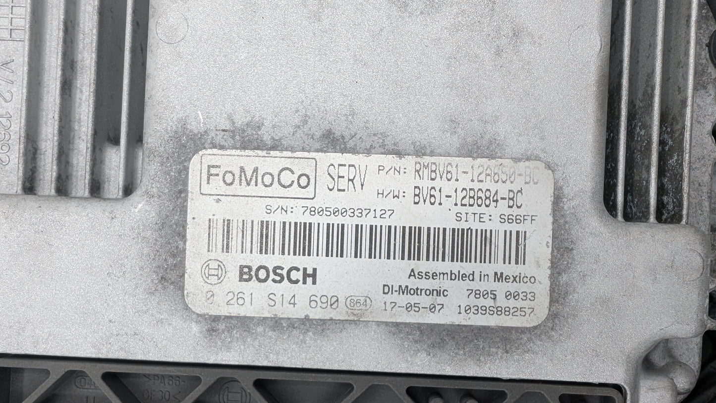 Used 2013 Ford Focus Bosch RMBV61-12A8650-BC ECU 0261S14690