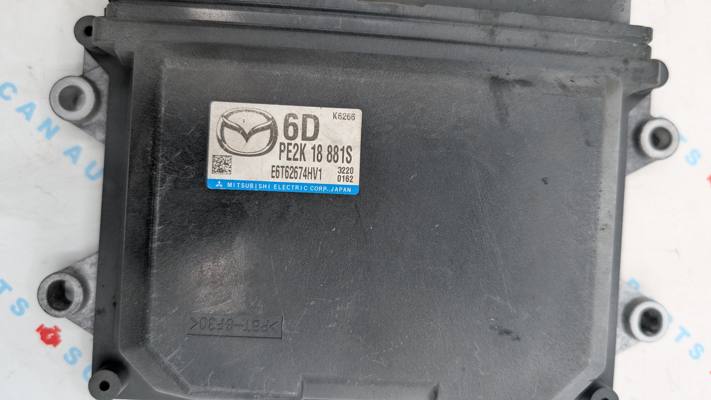 Used 2013 Mazda 3 Mitsubishi PE2K18881S ECU E6T62674HV1