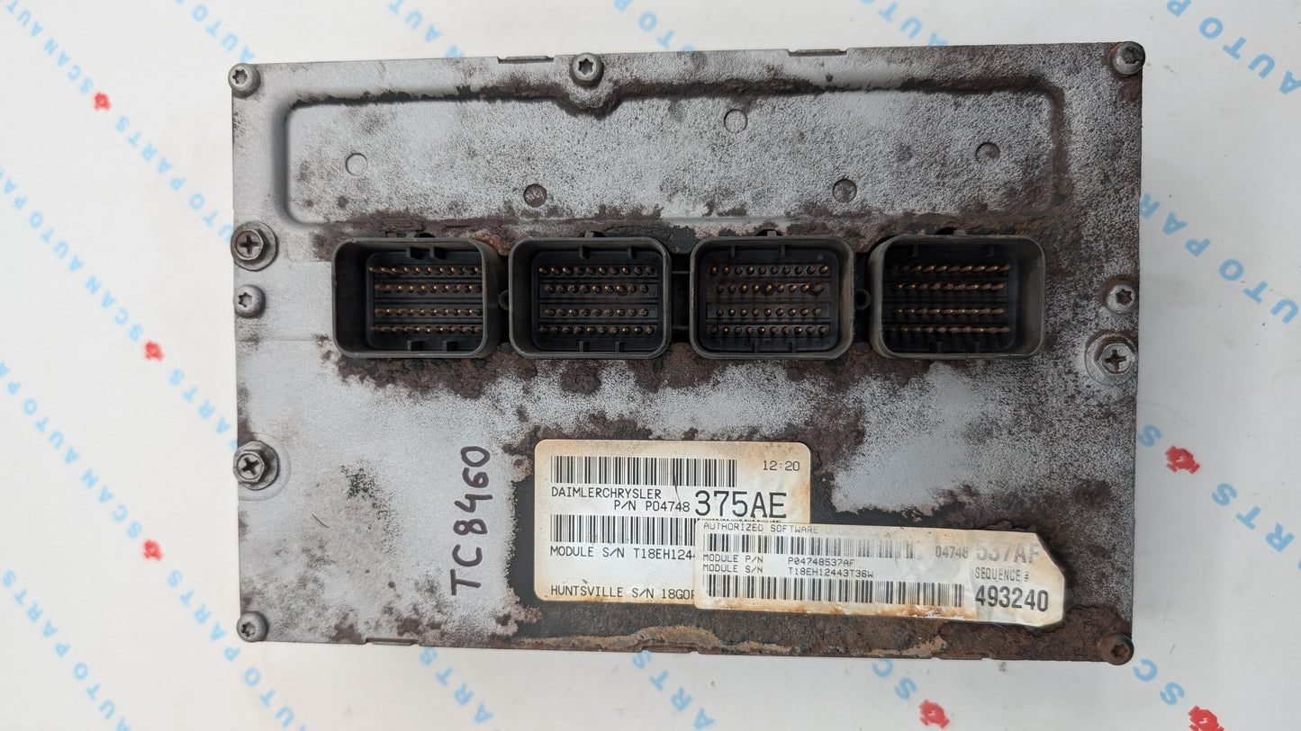 Used 2005 Chrysler Town Country Chrysler P04748375AE ECU P04748537AF