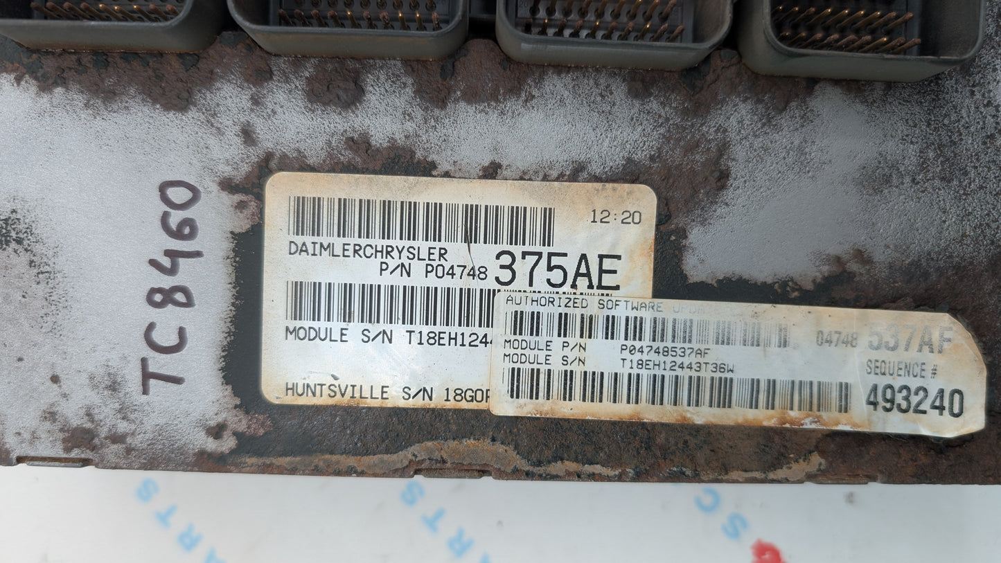 Used 2005 Chrysler Town Country Chrysler P04748375AE ECU P04748537AF