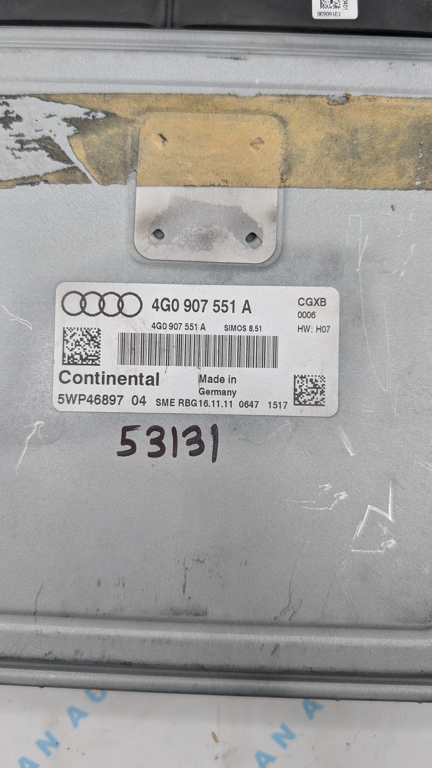 Used 2012 Audi A6 Continental  Simos 8.51 / 4G0907551A ECU 5WP46897 04
