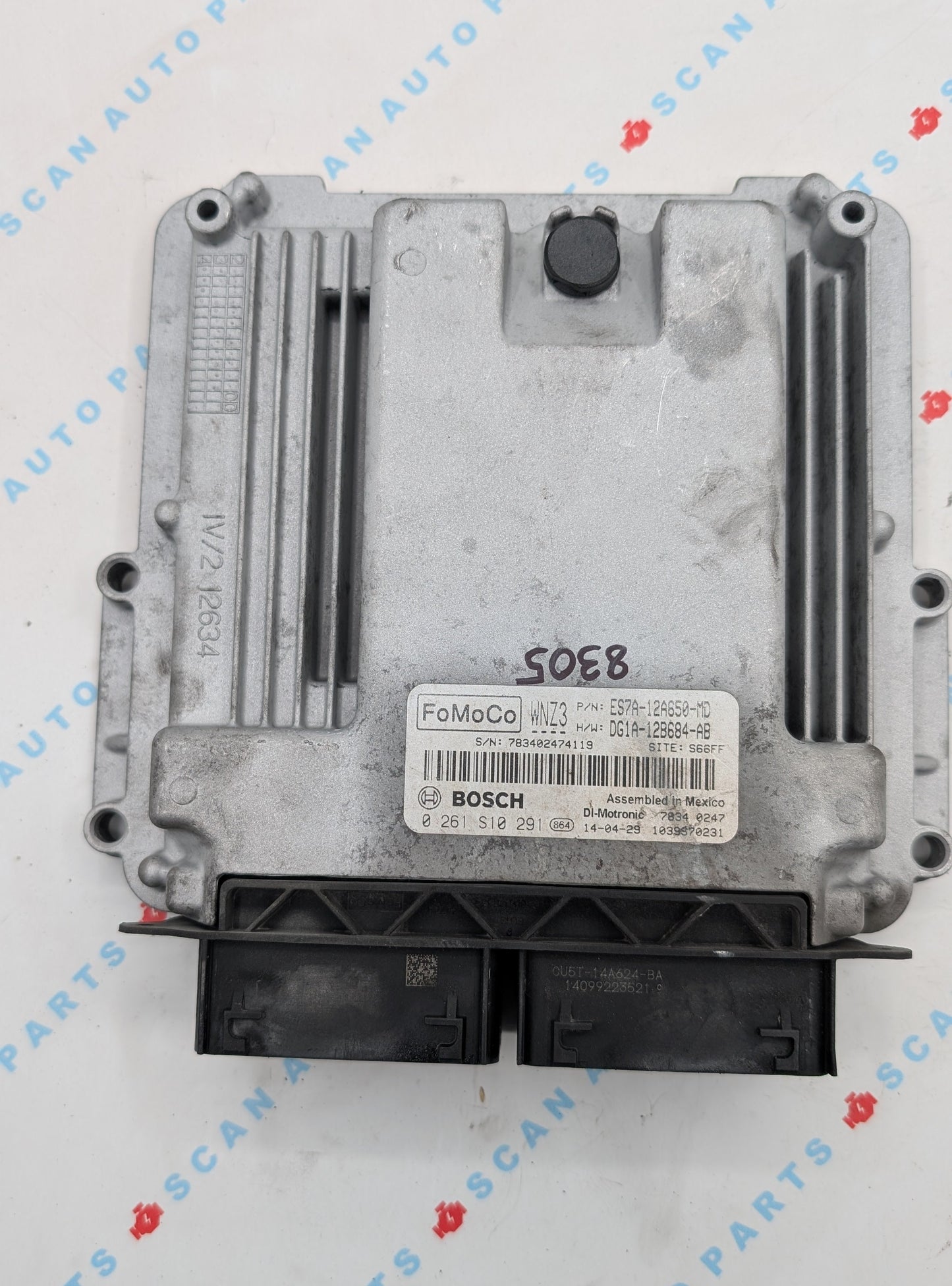 Used 2014 Ford Fusion Bosch ES7A-12A650-MD ECU 0261S10291