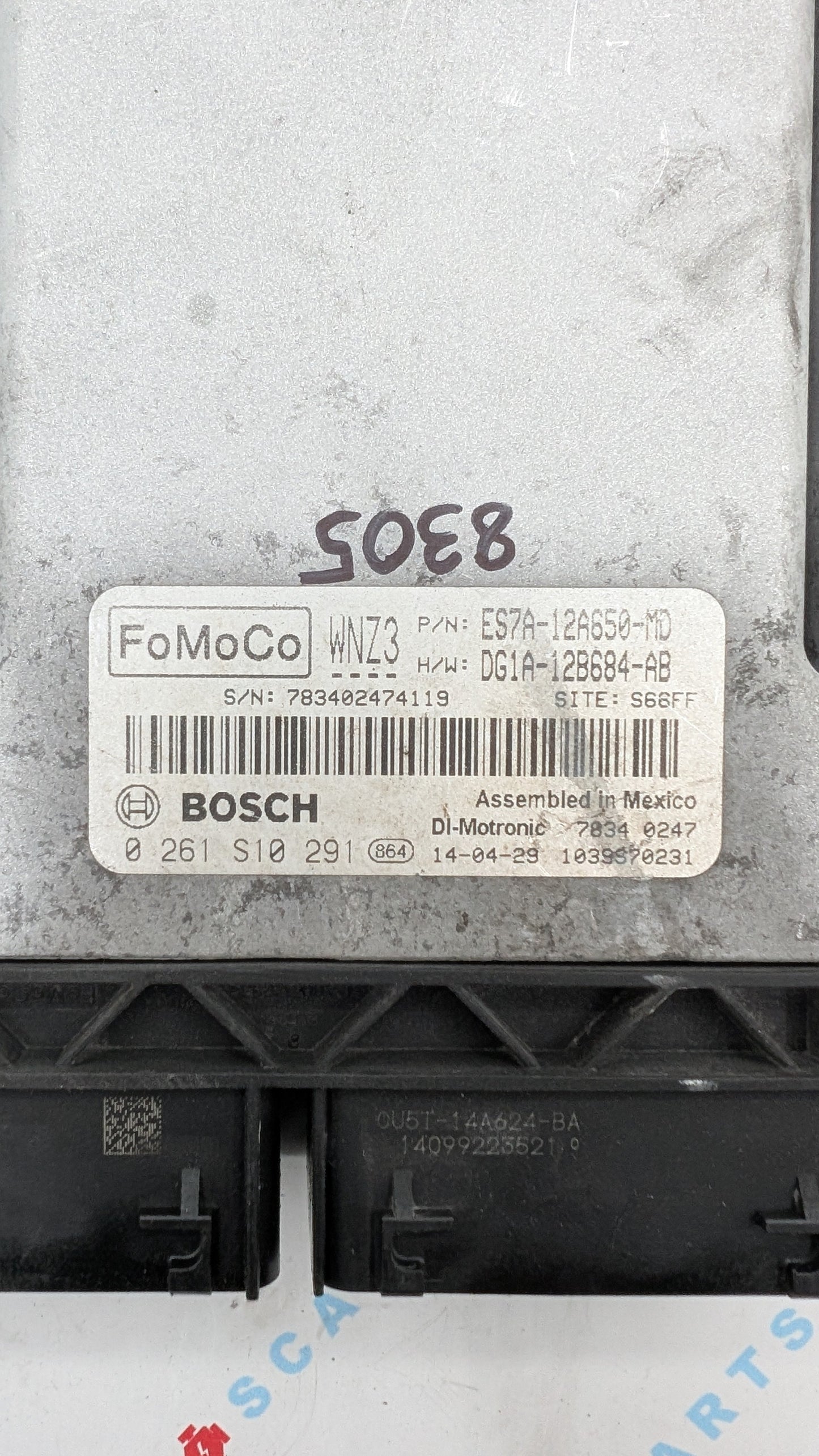 Used 2014 Ford Fusion Bosch ES7A-12A650-MD ECU 0261S10291