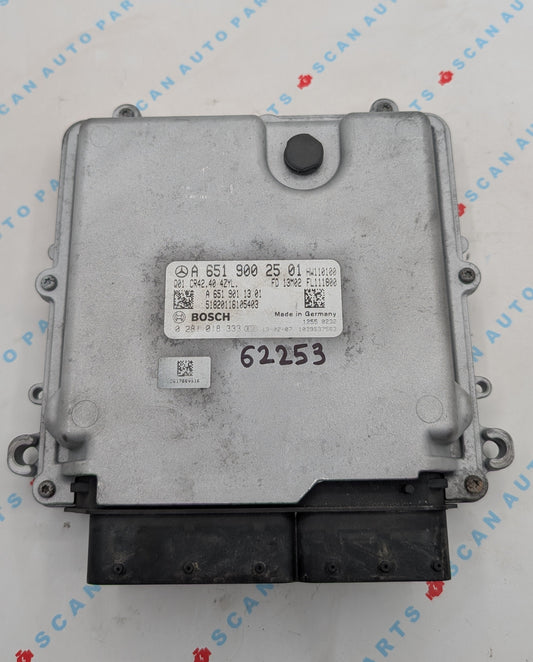 Used 2013 Mercedes GLK250 Bosch A6519002501 ECU 0281018333