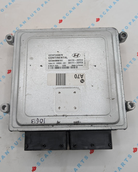 Used 2017 Hyundai Elantra Continental  39170-2EFC0 ECU SIM2K-251