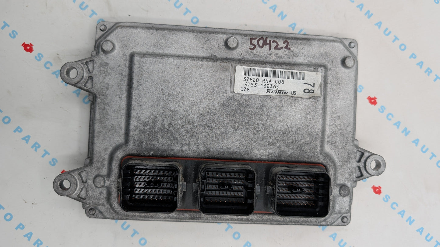 Used 2008 Honda Civic KEIHIN 37820RNAC08 ECU 37820-RNA-C08