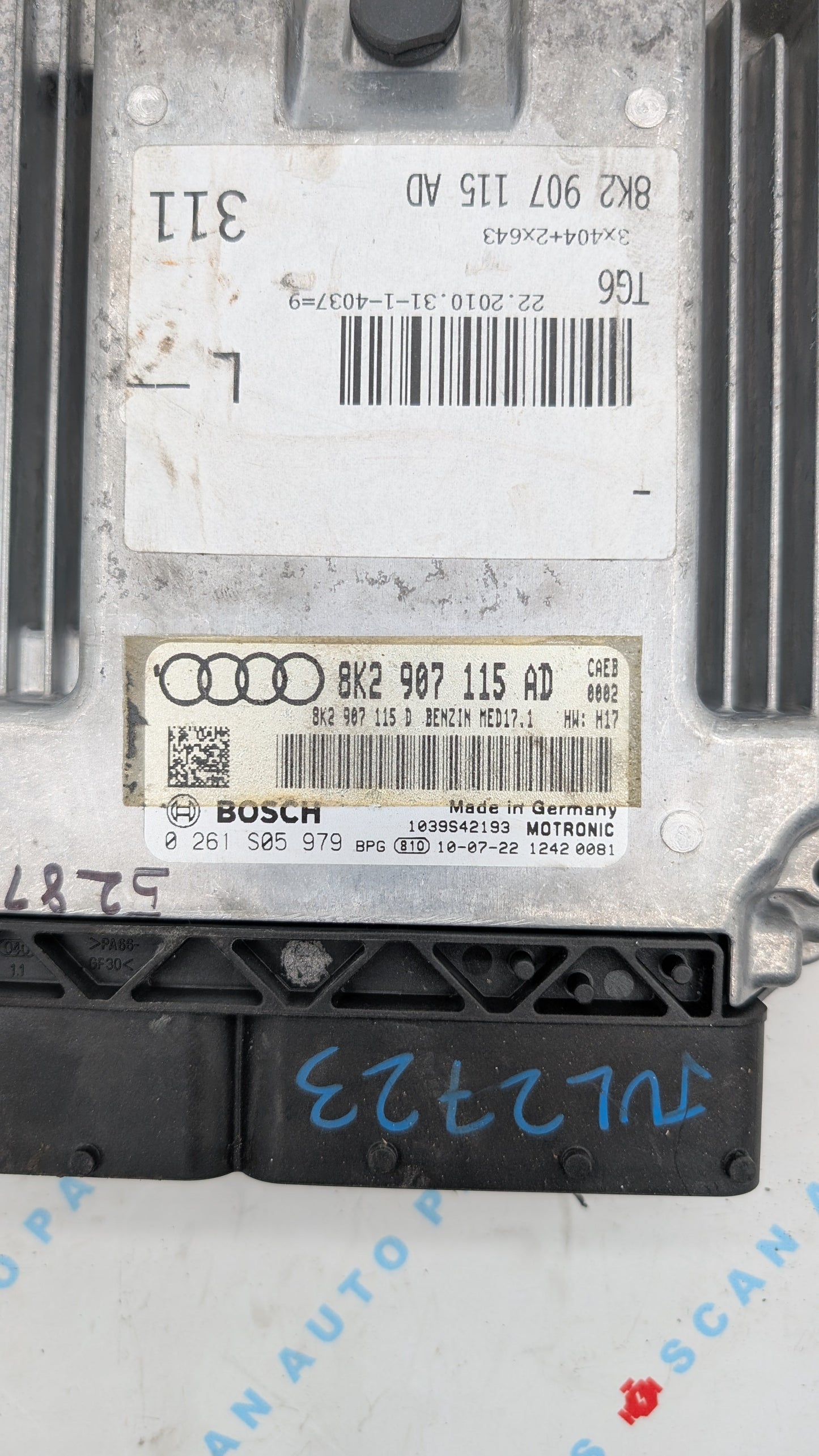 Used 2011 Audi A5 Bosch ME17.1 / 8K2907115AD ECU 0261S05979