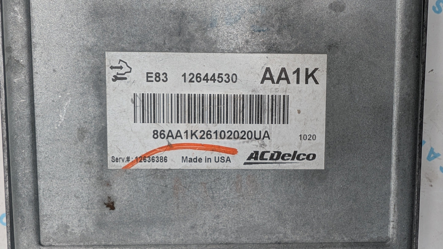 Used 2011 CHEVY CRUZE ACDelco E83 12644530 ECU 12636386