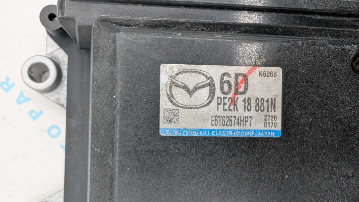 Used 2013 MAZDA 3 Mitsubishi PE2K18881N ECU E6T62674HP7