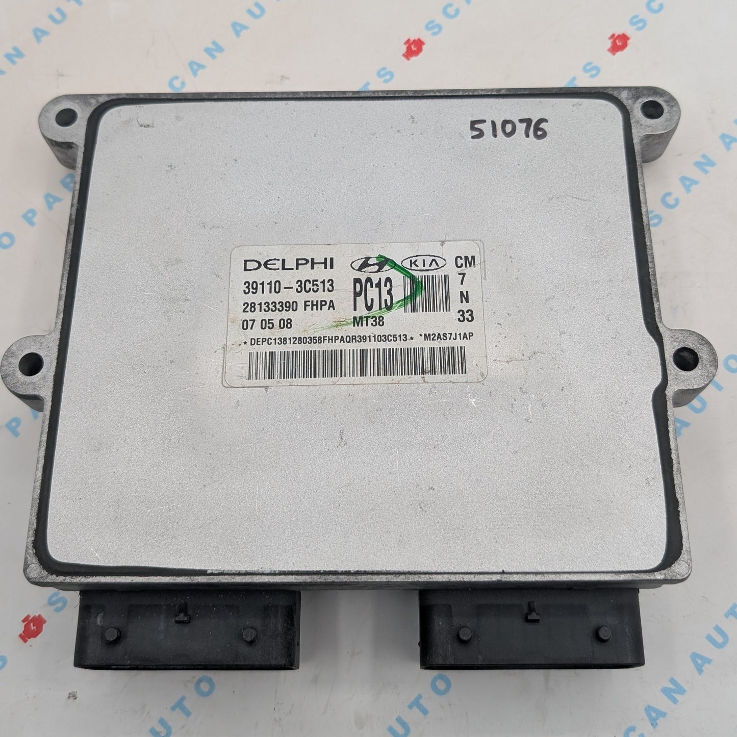 Used 2008 Hyundai Santa FE Delphi 39110-3C513 ECU 28133390