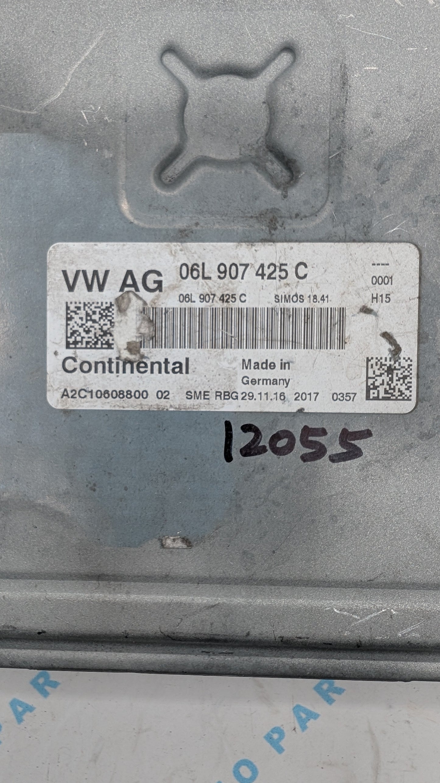 Used 2021 AUDI Q7 Continental  SIMOS 18.41 / 06L907425C ECU A2C10608800 02