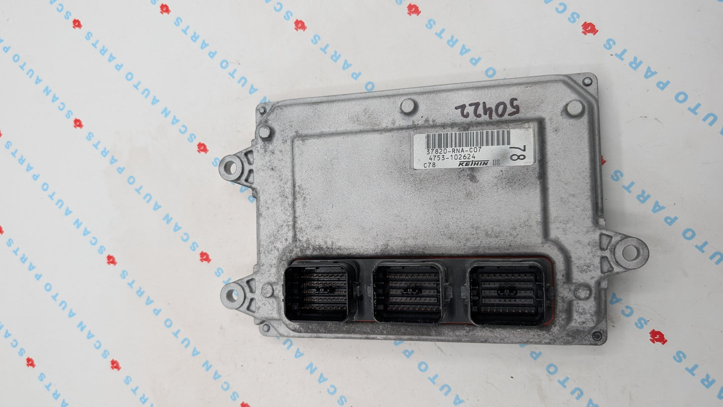 Used 2007 Honda Civic KEIHIN 37820RNAC07 ECU 37820-RNA-C07
