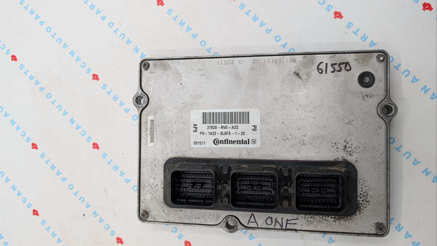 Used 2012 HONDA ODYSSEY Continental  37820RV0A22 ECU 37820-RV0-A22