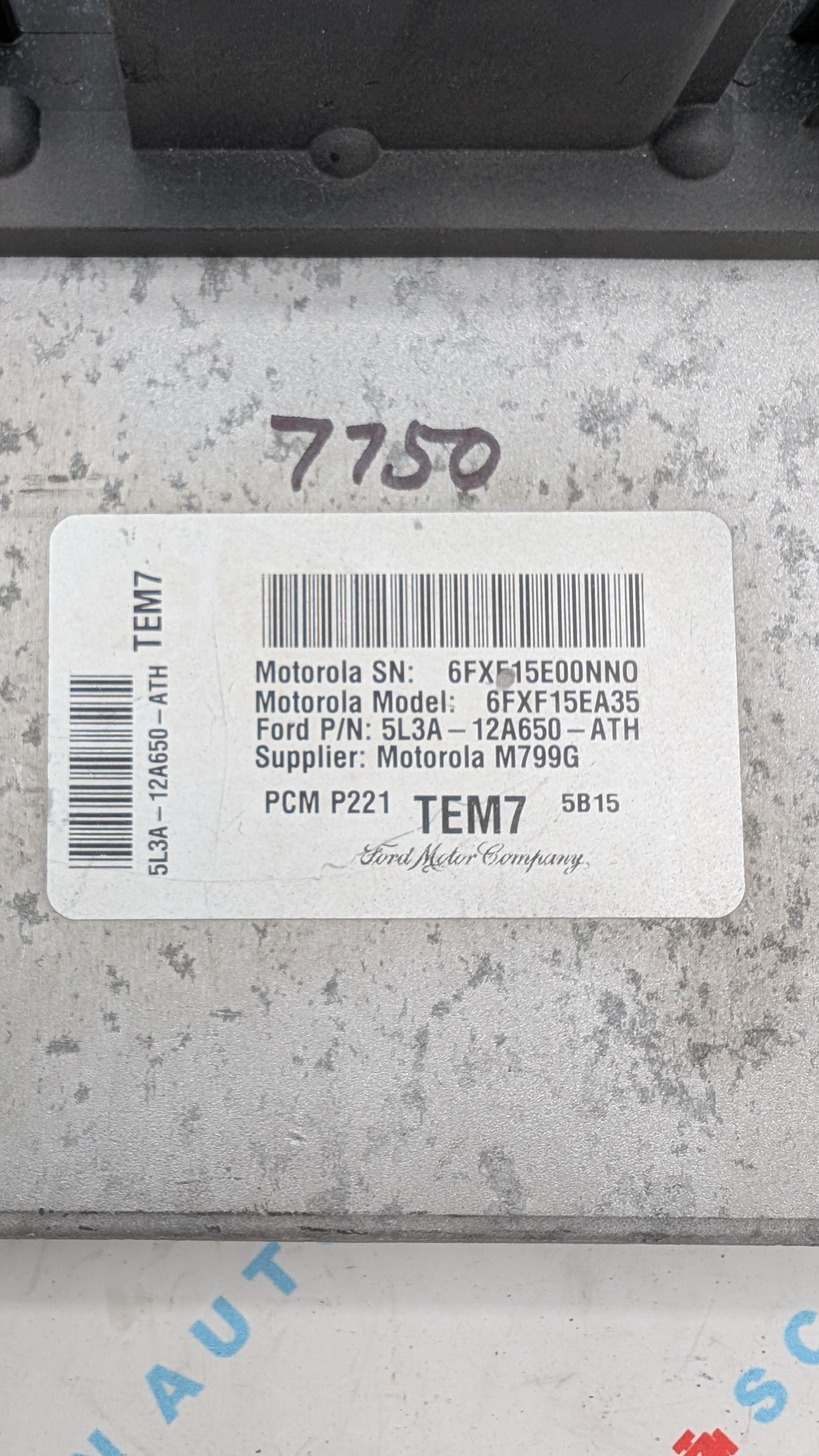 Used 2005 FORD F150 Pickup Motorola 5L3A-12A650-ATH ECU 6FXF15EA35
