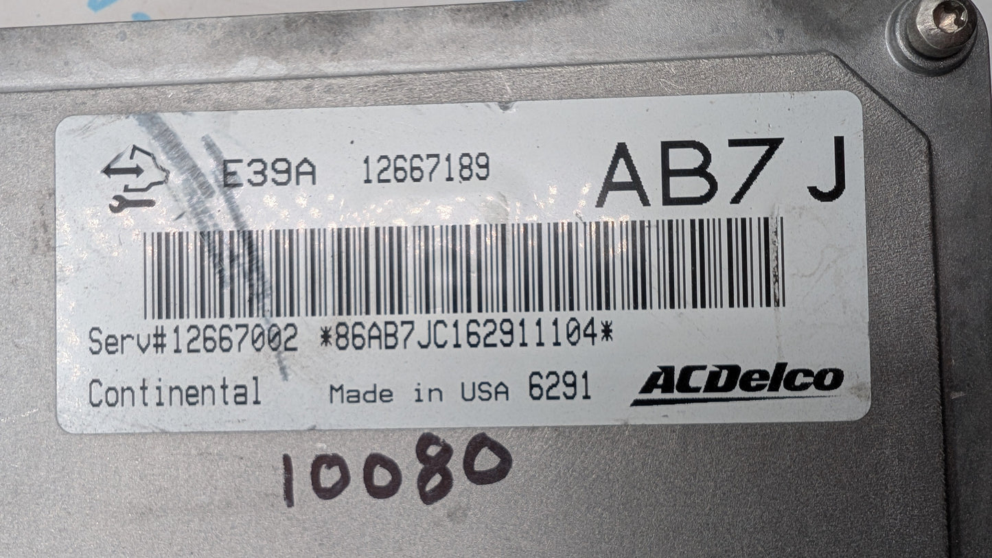 Used 2017 Buick Regal Terrain ACDelco E39A 12667189 ECU 12667002