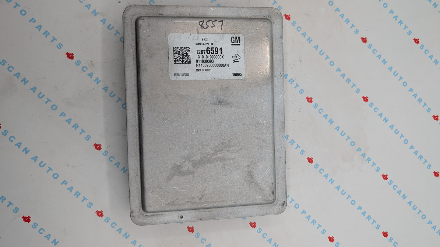Used 2016 Chevrolet Cruze Delphi E80 12676591 ECU 12672502