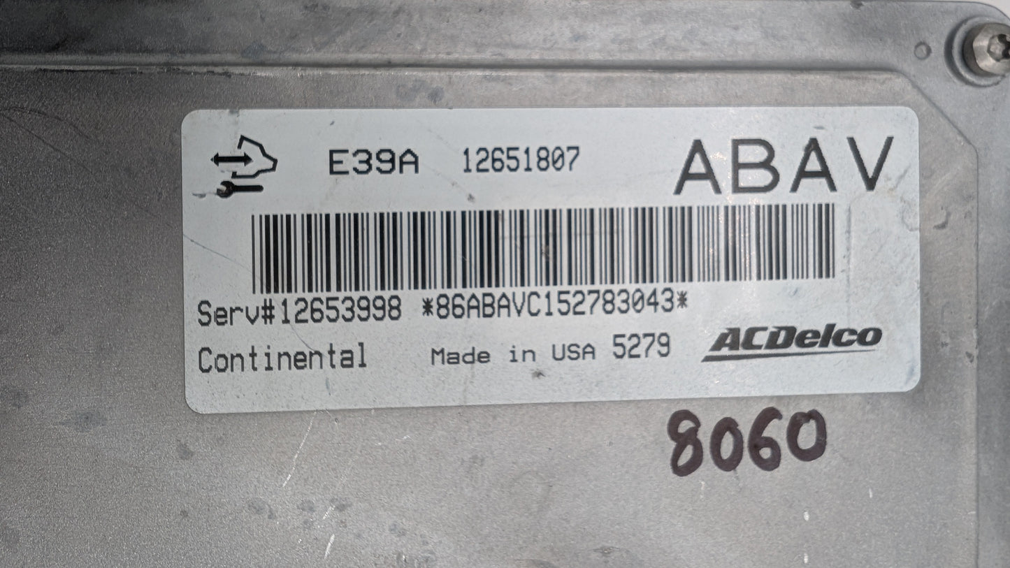 Used 2016 Chevrolet Equinox ACDelco E39A 12651807 ECU 12653998