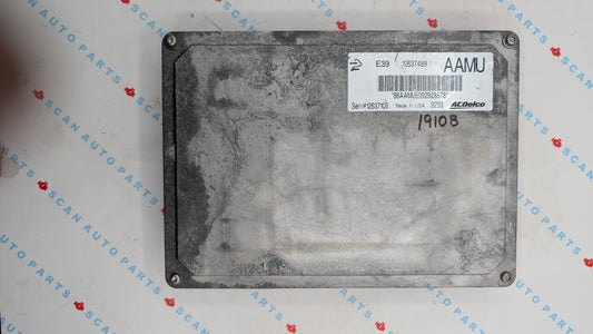 Used  ACDelco E39 12637489 ECU 12637106