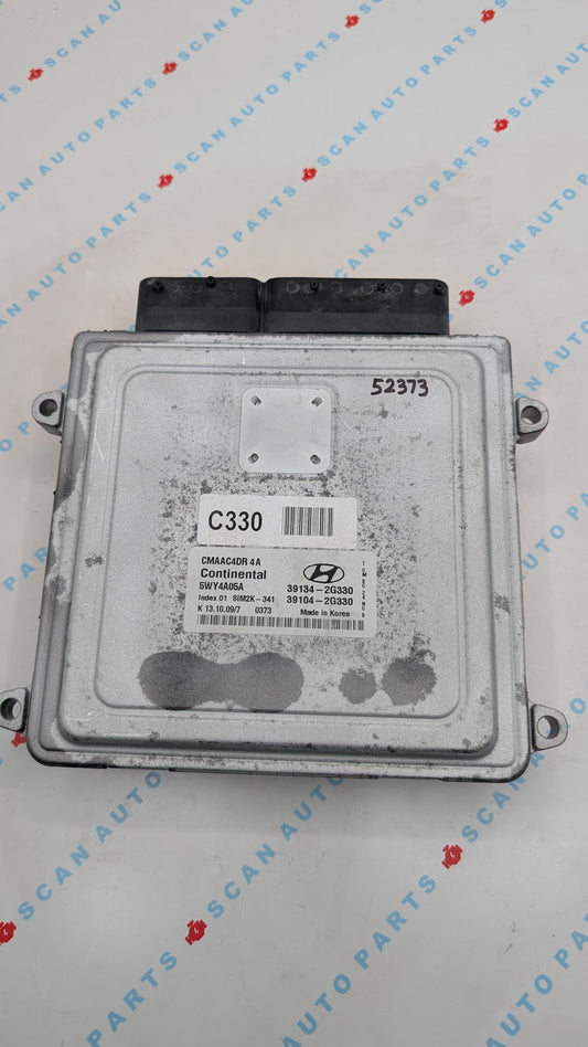 Used 2010 Hyundai Santa Fe Continental 39134-2G330 ECU SIM2K-341 / 5WY4A05A