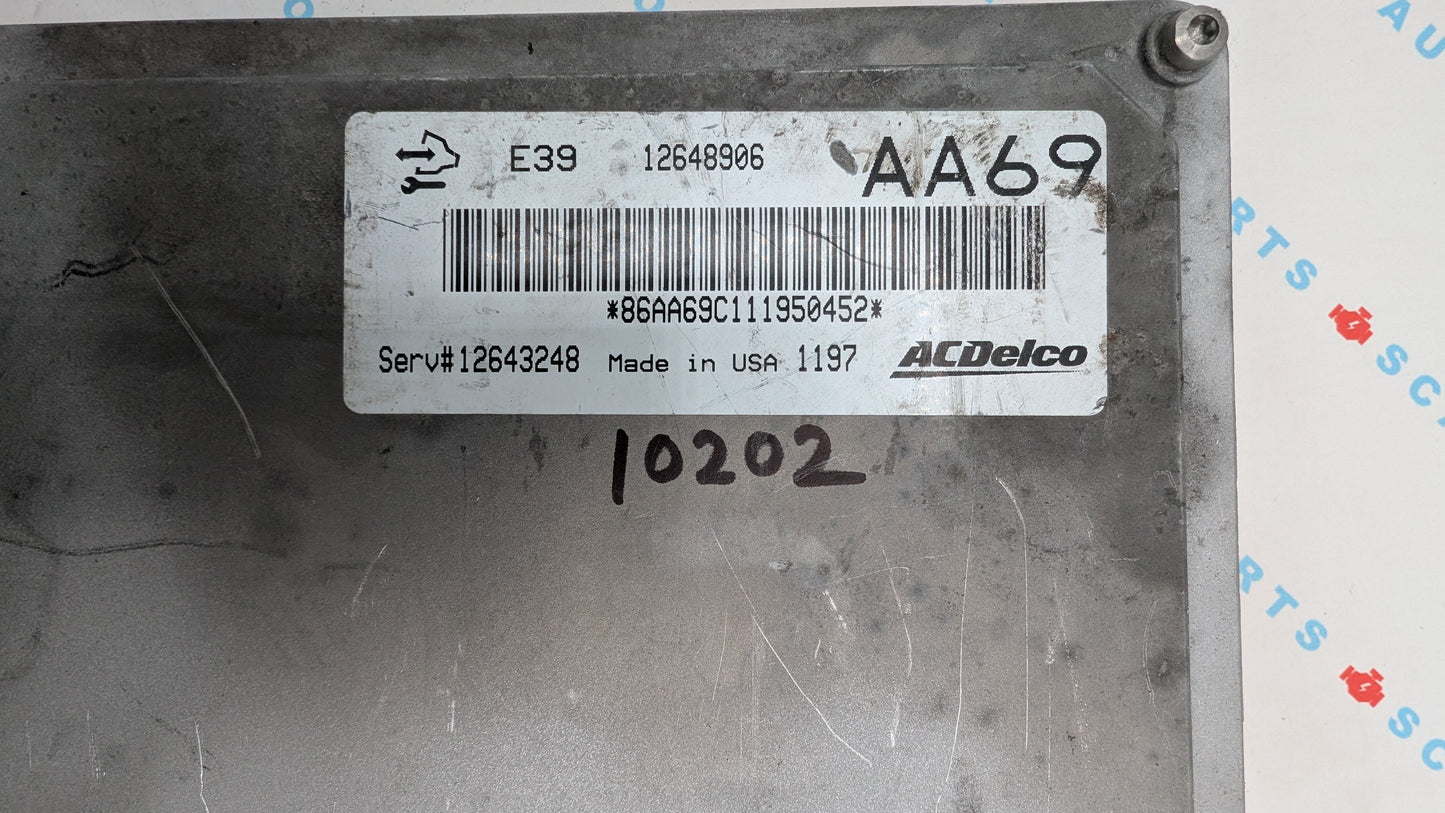 Used 2019 Chevrolet Traverse ACDelco E39 12648906 ECU 12643248