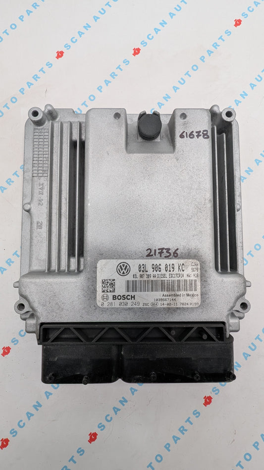 Used 2014 Volkswagen Jetta Bosch 03L906019KC / EDC17CP14 ECU 0281030249