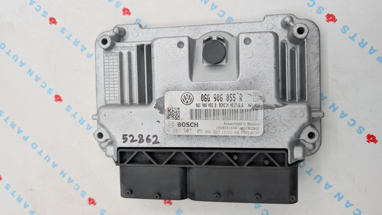 Used 2012 Volkswagen Jetta Bosch 06G906055A / ME17.5.6 ECU 0261S07109