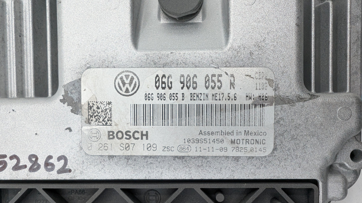 Used 2012 Volkswagen Jetta Bosch 06G906055A / ME17.5.6 ECU 0261S07109