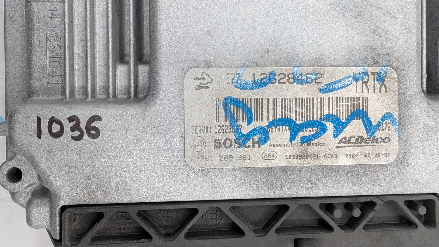 Used 2009 Cadillac CTS ACDelco E77 12628462 ECU 0261209361