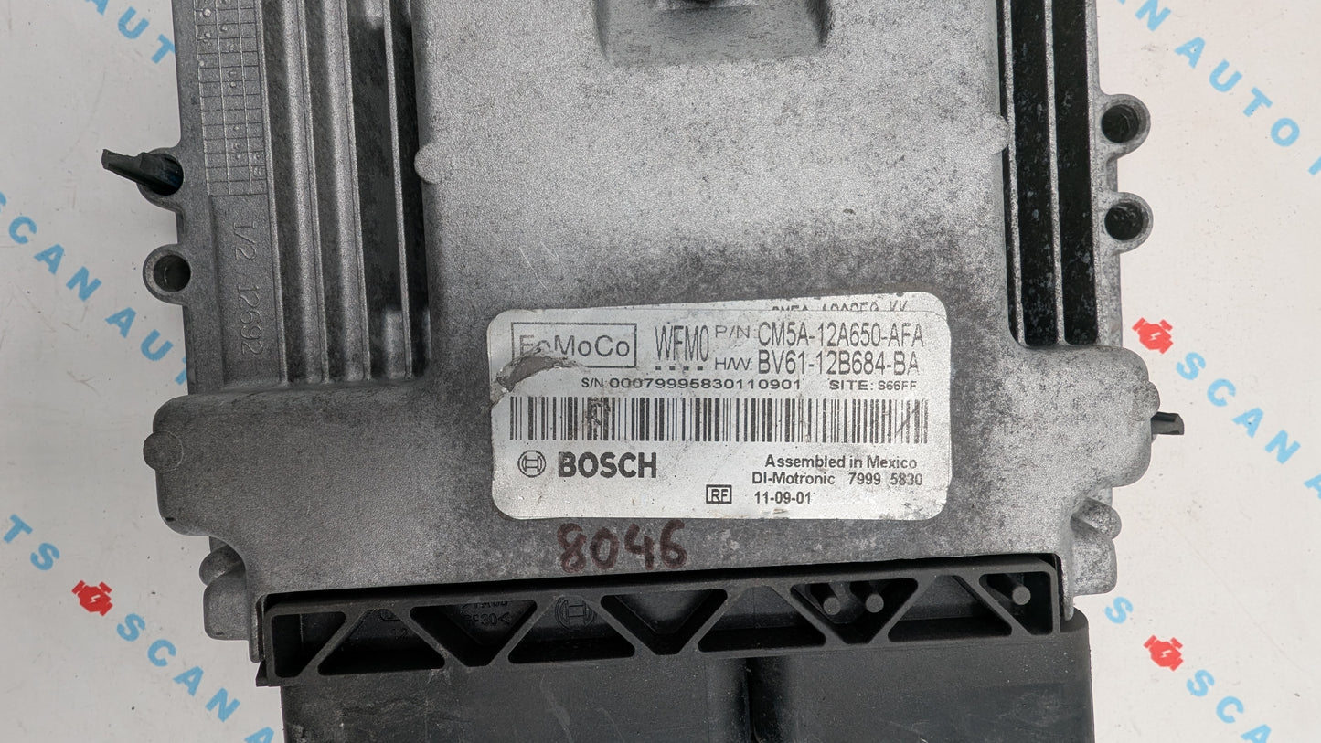 Used 2012 Ford Focus FoMoCo CM5A-12A650-AFA ECU CM5A12A650AFA