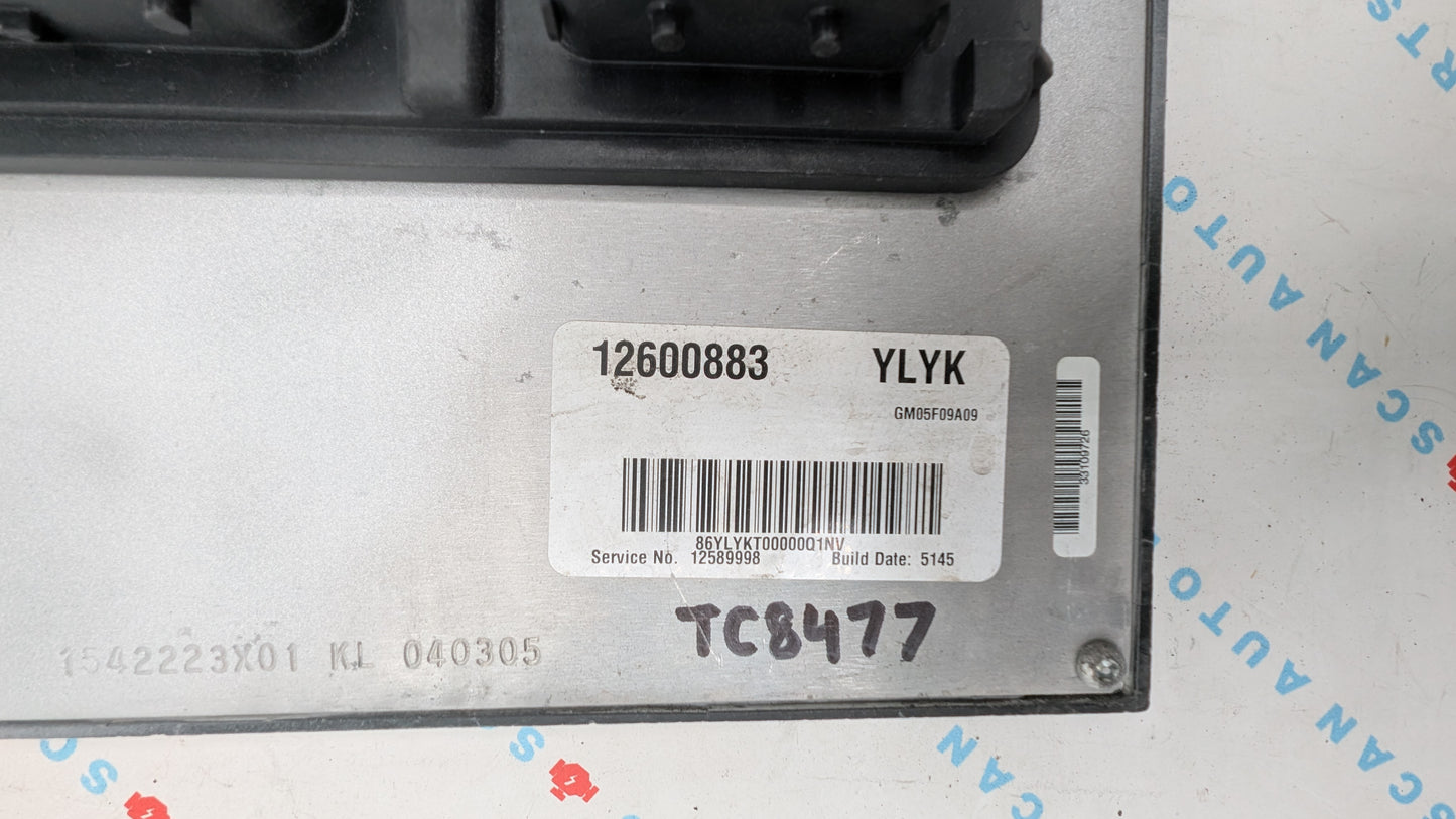 Used 2005 Chevrolet Cobalt ACDelco 12600883 ECU 12589998