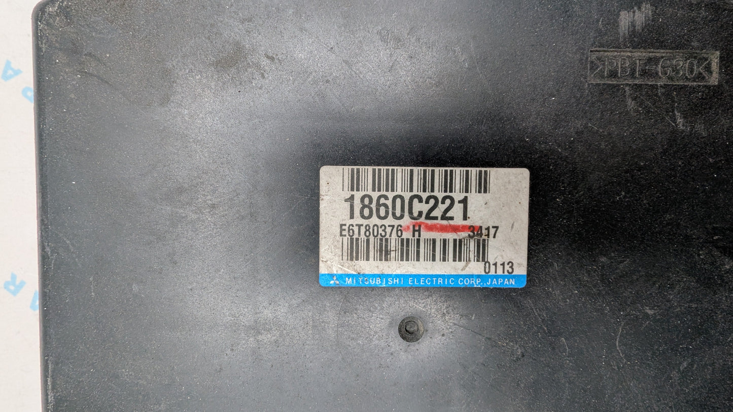 Used 2014 Outlander Mitsubishi 1860C221 ECU E6T80376H