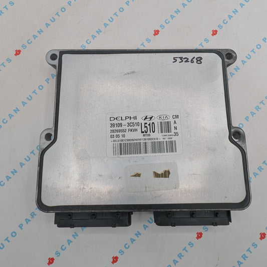 Used 2010 Hyundai Santa Fe Delphi 39109-3C510 ECU 28269552