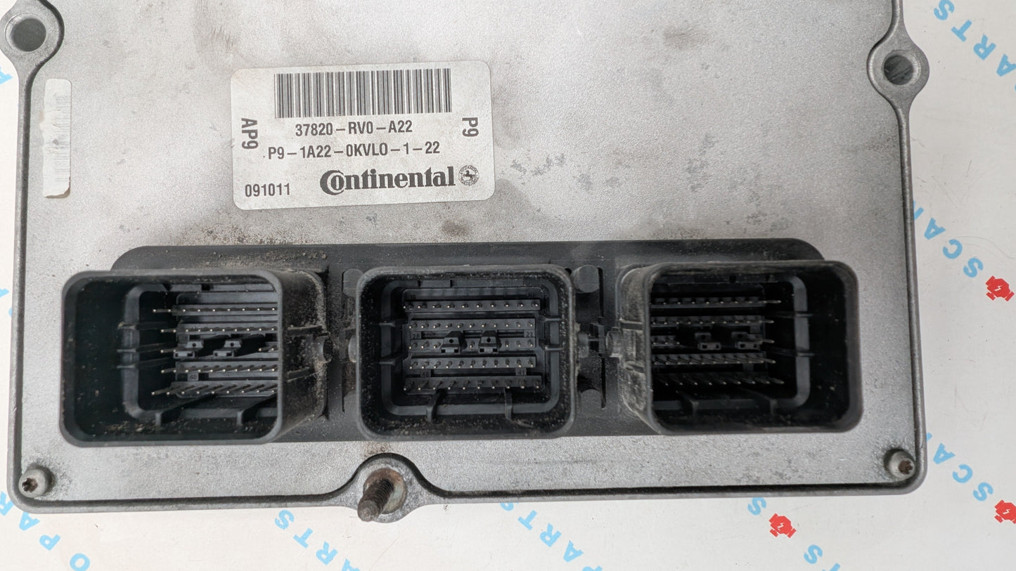 Used 2012 Honda Odyssey Continental 37820-RV0-A22 ECU 37820RV0A22