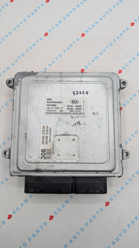 Used 2010 Kia Soul Continental 39102-23830 ECU SIM2K-47 / 5WY4599C