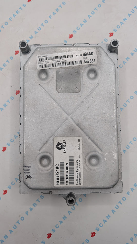 Used 2013 Dodge Journey Chrysler P05150721AC ECU P68164994AD