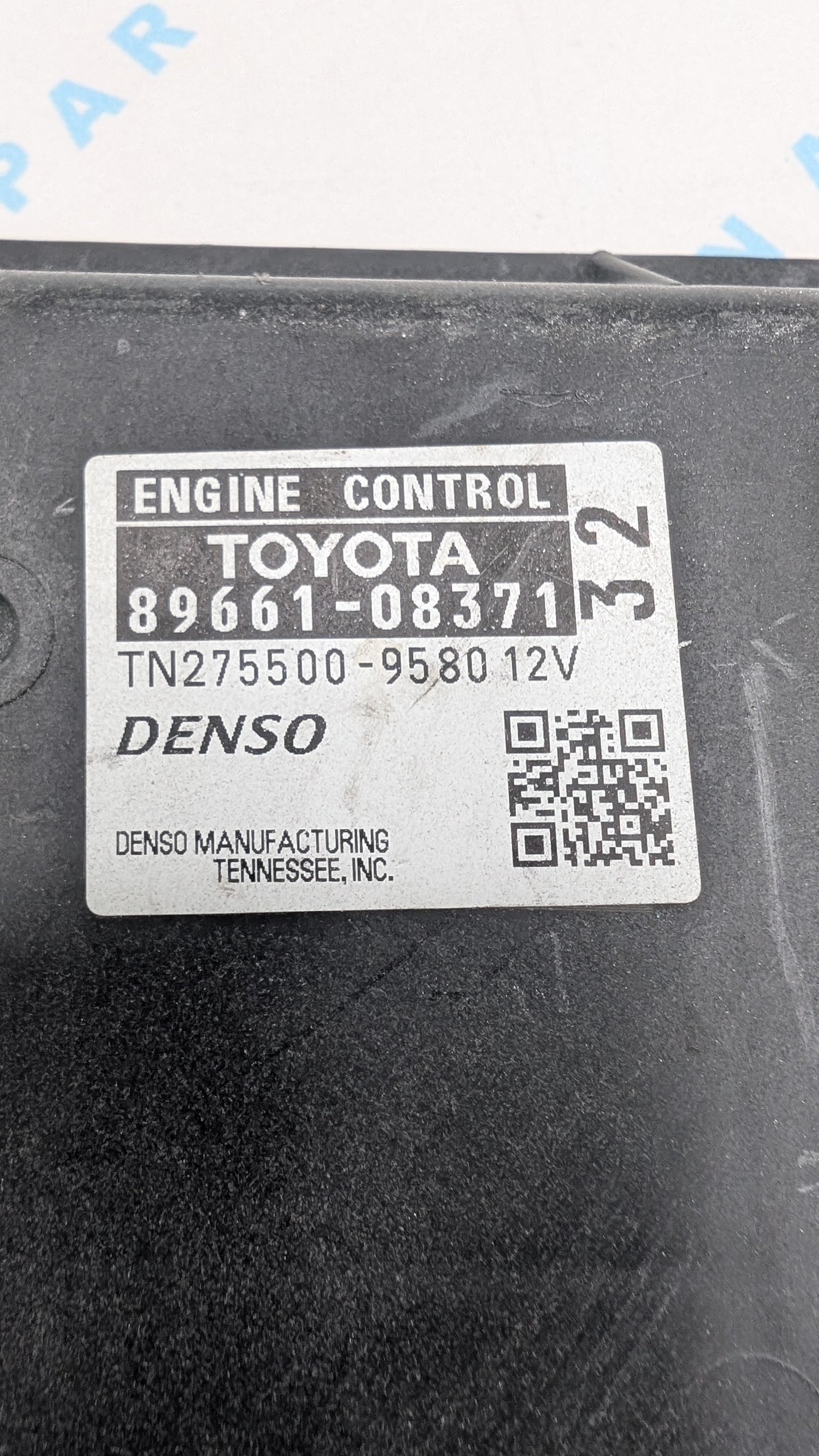 Used 2014 Toyota Sienna Denso 89661-08371 ECU TN27550-9580