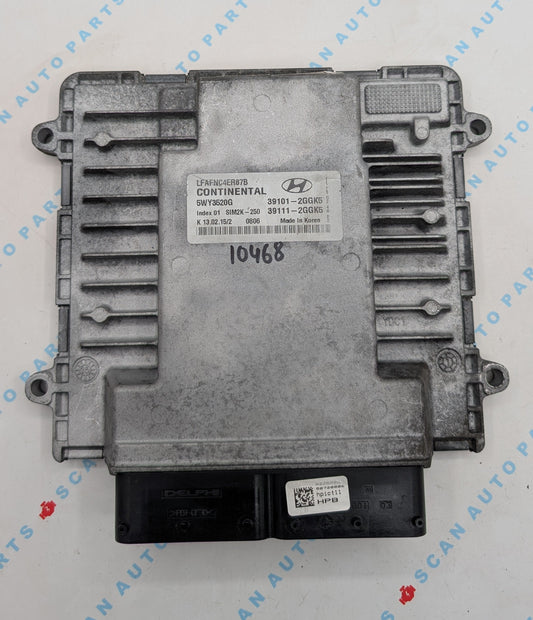 Used 2019 Hyundai Sonata Continental 39101-2GGK5 ECU SIM2K-250 / 5WY3520G