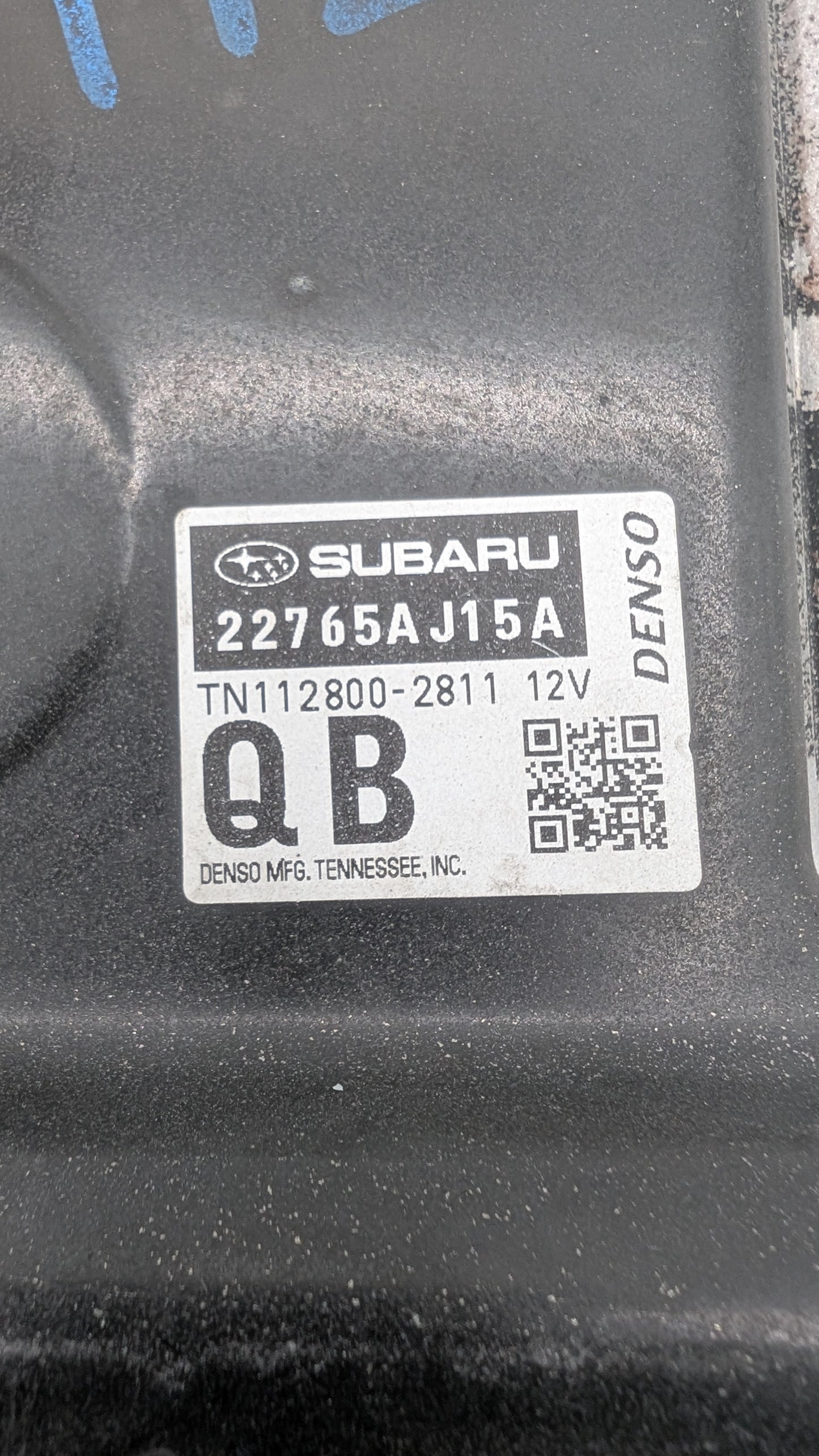 Used 2016 Subaru Legacy Denso 22765AJ15A ECU TN112800-2811